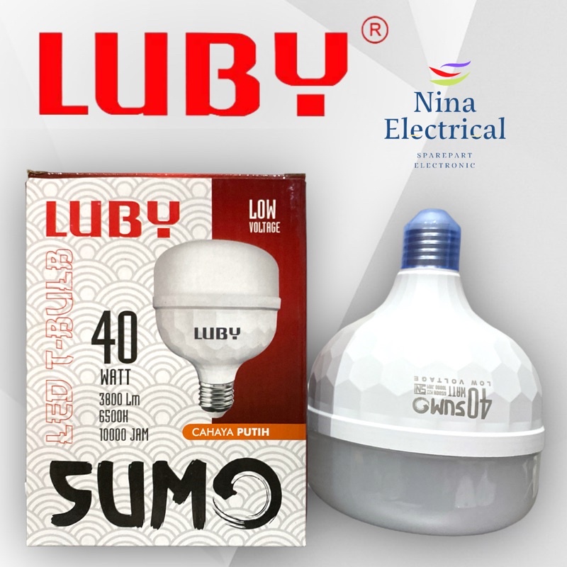 LAMPU LED LUBY SUMO 12W 16W 22W 30W 40W Cahaya Putih Terang