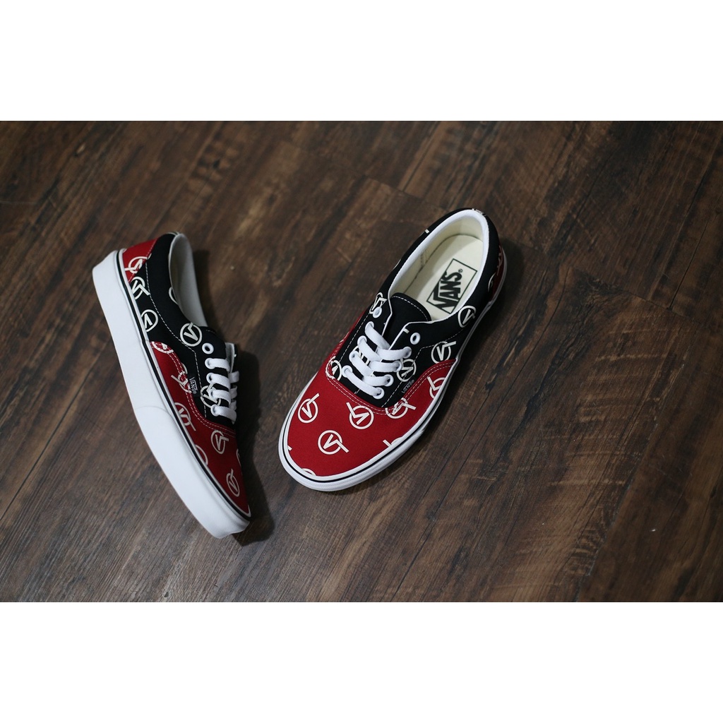 Vans Era Circle V Red Black Original