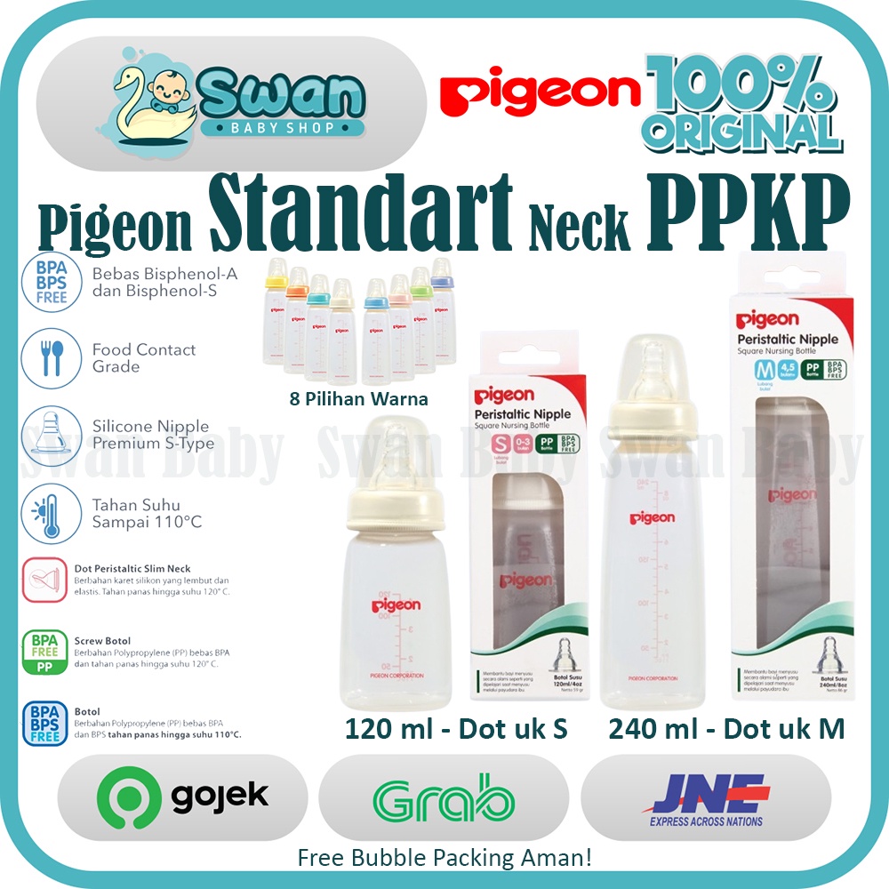 Pigeon Botol Susu Bayi Pp Kp With S-Nipple Satuan