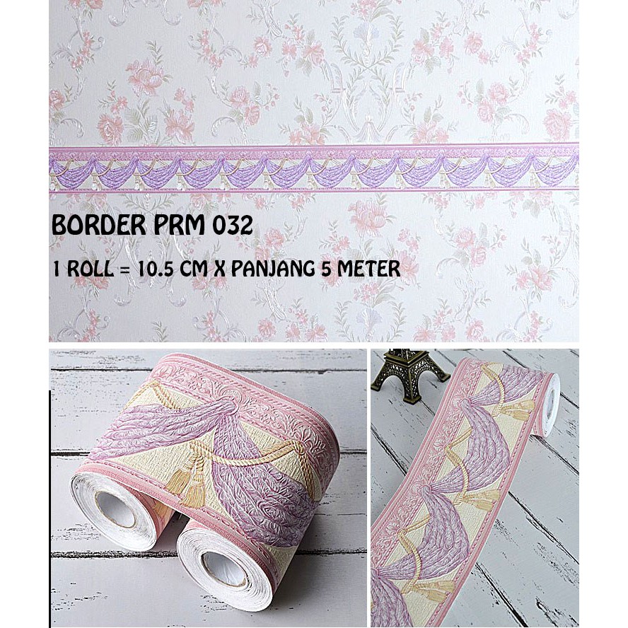 WALLPAPER BORDER STICKER PREMIUM 032 DEKORASI DINDING TEMBOK KAMAR MANDI RUANG TAMU LOBBY HOTEL