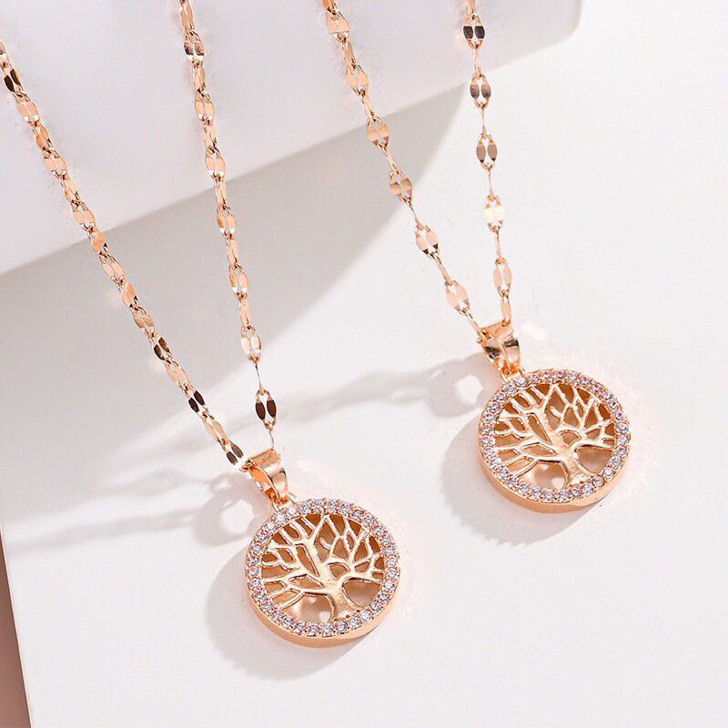 GG Kalung Beringin Titanium Rose Gold