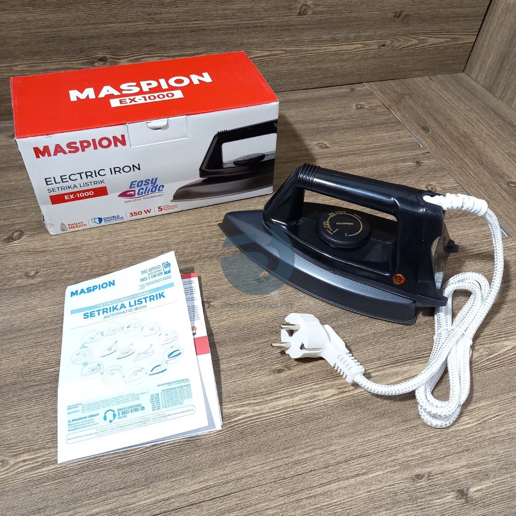 Setrika Listrik Maspion EX-1000/ EX-1010 BB