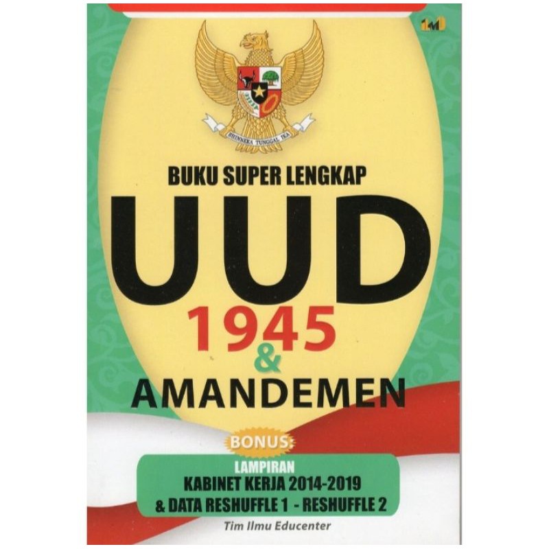 Jual Buku Buku Super Lengkap Uud Amandemen Tim Ilmu Educenter