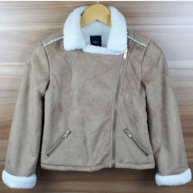 Gap Kids Faux Suede Biker jacket