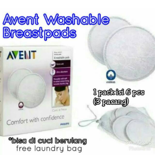 Washable Avent Breast Pads