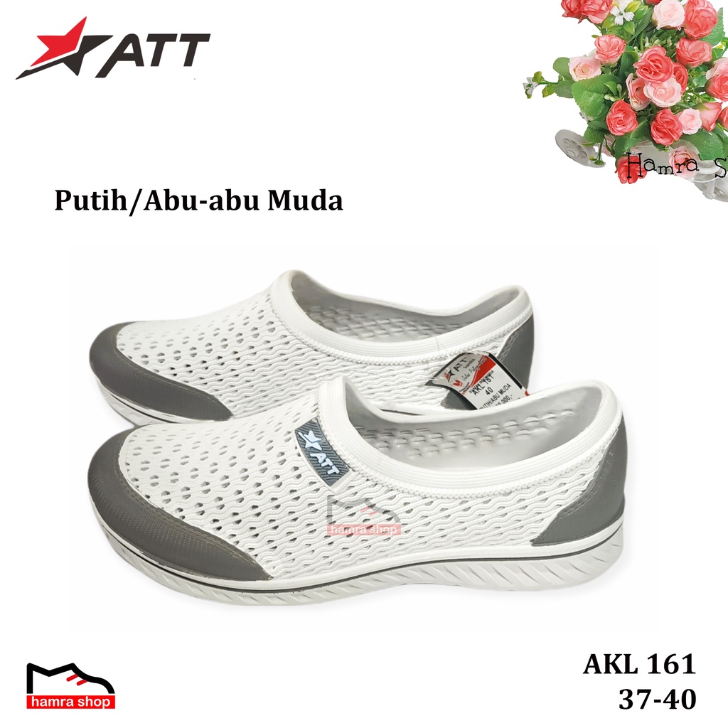 ATT AKL 161 Sepatu Slip on Wanita dan Remaja Putri Bahan Karet