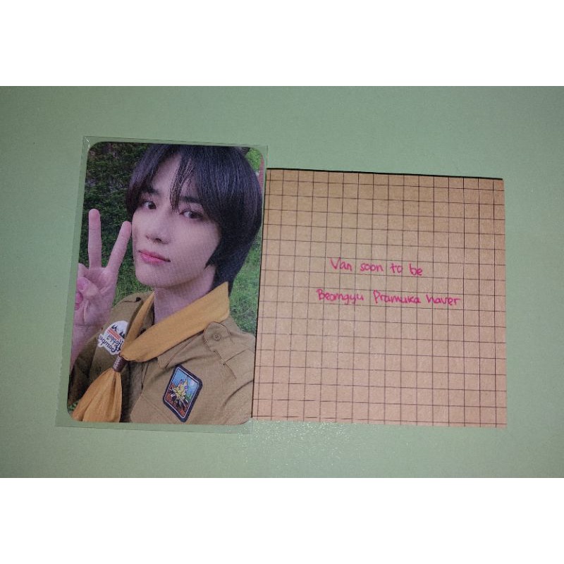 ❌️BOOKED❌️Beomgyu Pramuka