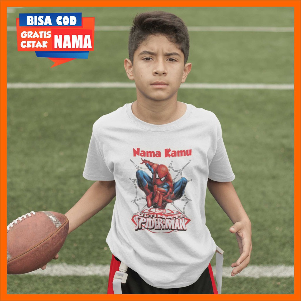 Baju Kaos Spiderman Anak Laki Laki Ultah Ulang Tahun Anak Banyak Motif Spiderman Motif Murah Gratis 