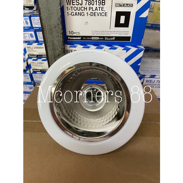 Downlight 3 Inci Putih / Silver