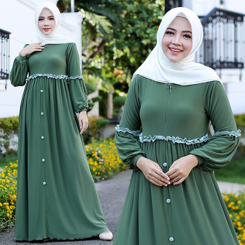 Gamis jersey rempel grade A