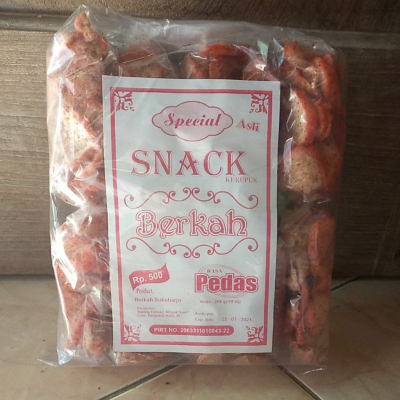 

Snack kerupuk cap Berkah