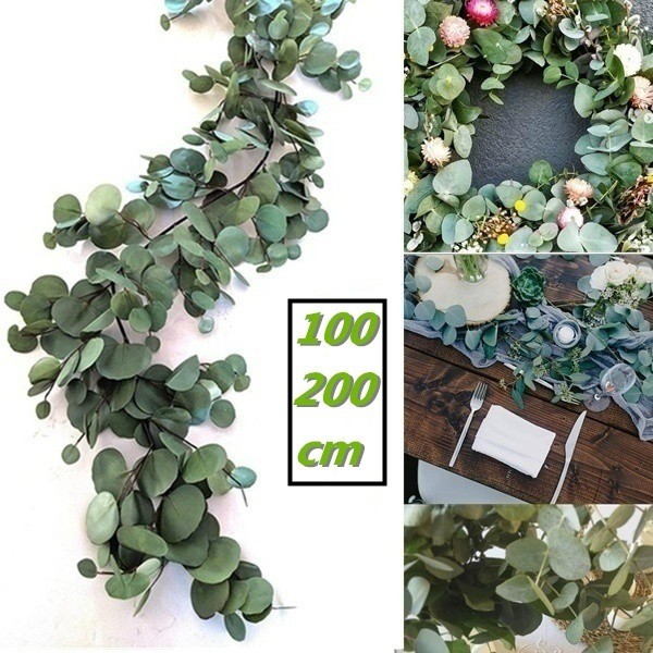  Bayar Di Tempat 1M 2cm Rangkaian Bunga  Eucalyptus 