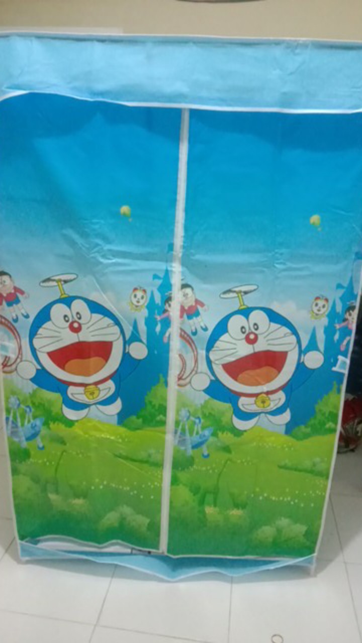 Melin Store Pekanbaru Lemari Baju Portable / Lemari Pakaian Bongkar Pasang / Lemari Kain