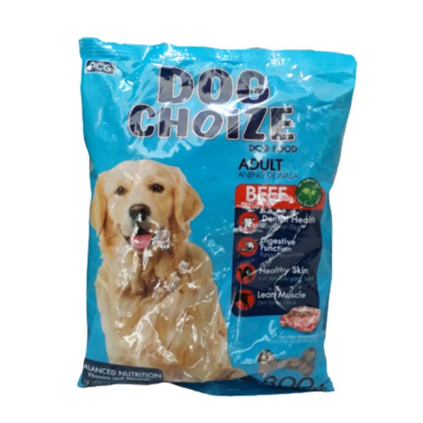 Makanan Anjing Dog Choize Beef 800gr