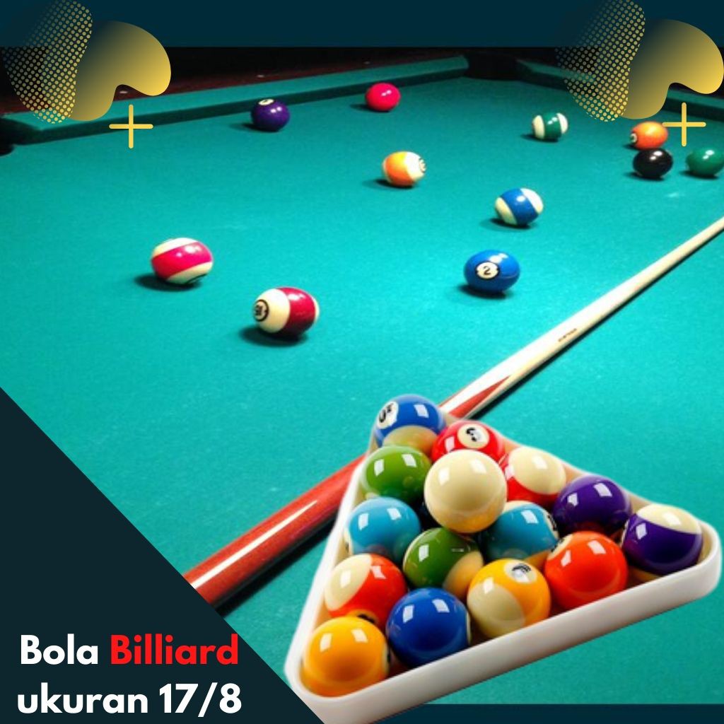 BOLA BILLIARD 1 SET UKURAN 1 7/8inch