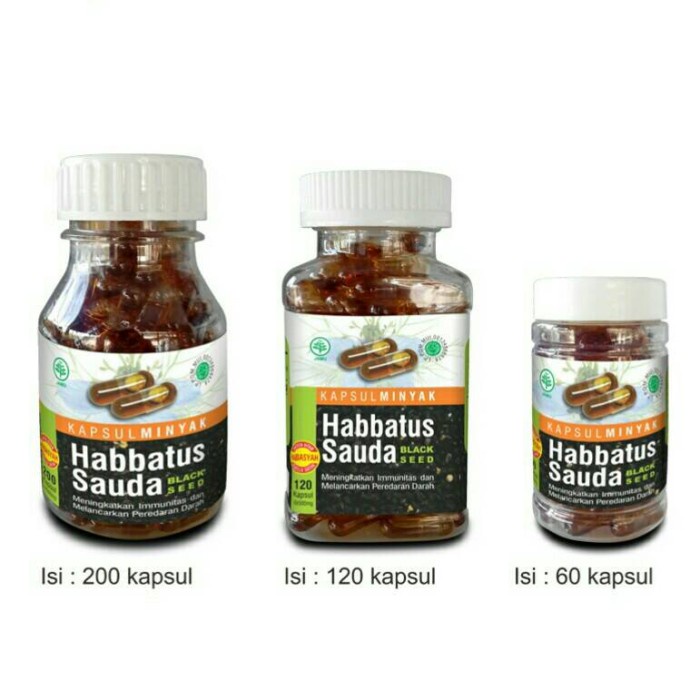 HIU Kapsul Minyak Habbatussauda isi 60