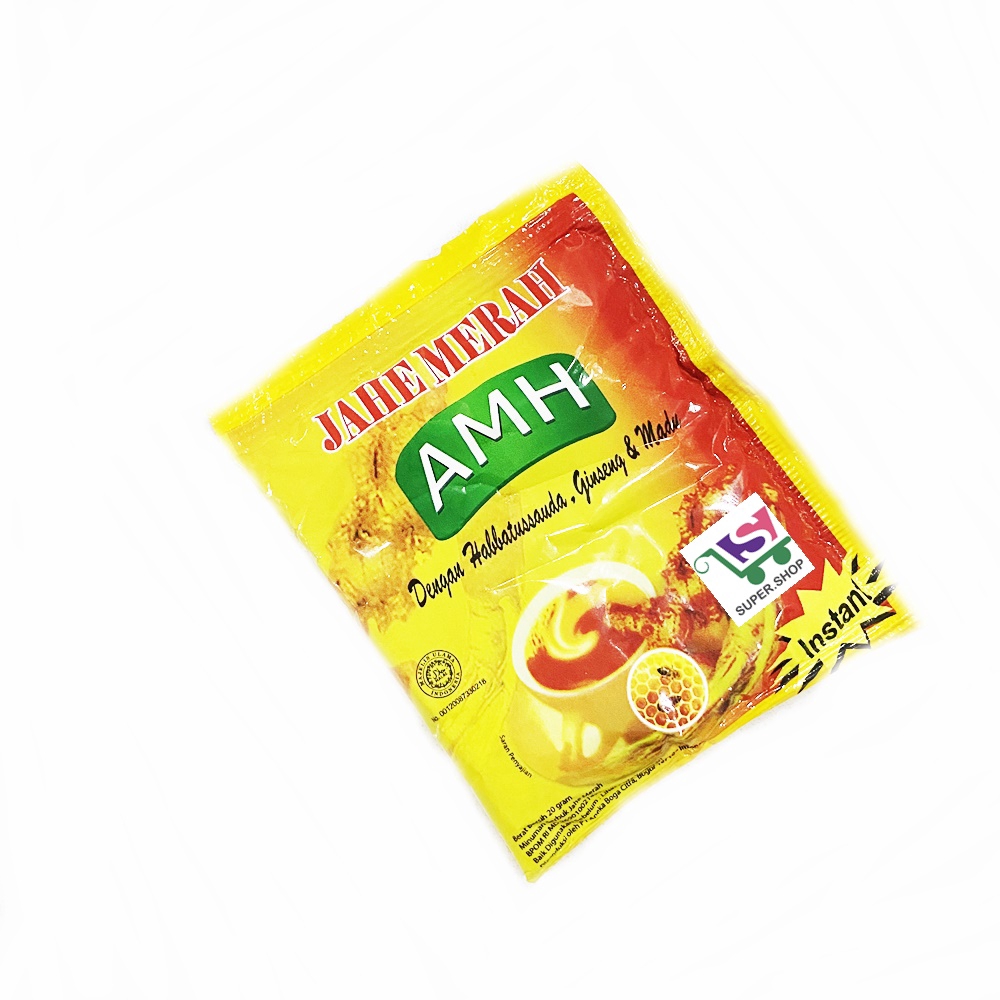 

Jahe Merah AMH Habbatussauda, Ginseng, dan Madu 20 Gram (isi 10)