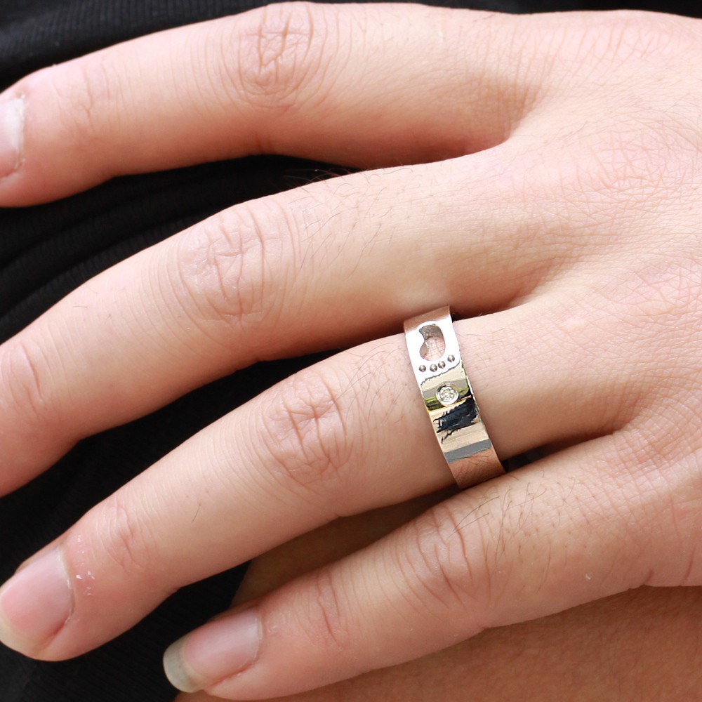 OBRAL Cincin Couple Titanium / Cincin Couple Ring / Couple Pasangan / Cincin Tunangan