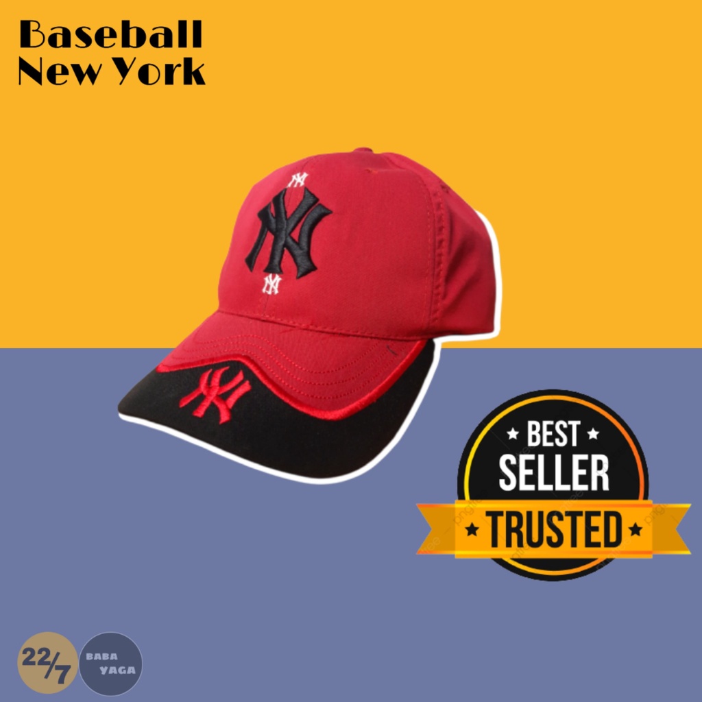 TOPI BASEBALL NEW YORK WANITA DAN PRIA TOPI BASEBALL POLOS TOPI BASEBALL TERBARU 2021 NEW YORK