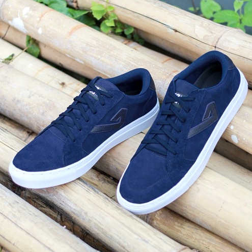 Justrue Sneakers Pria Original Sepatu Kasual Pria Dewasa Biru 702