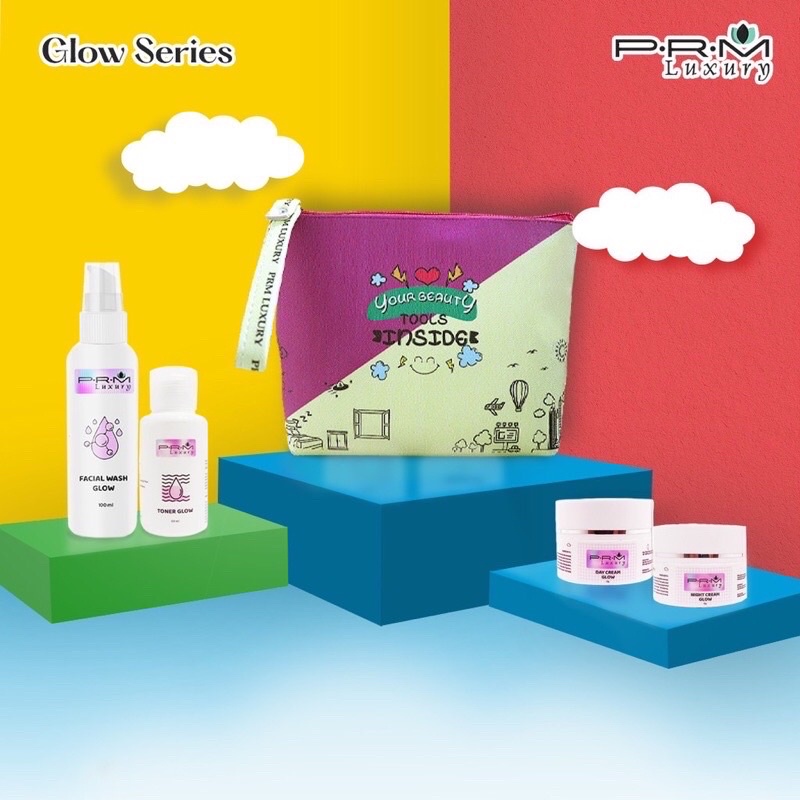 PAKET PRM LUXURY GLOW SERIES BPOM/SKINCARE GLOW/GLOWING/LUXURY GLOW