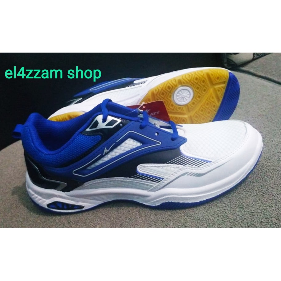 Pro ATT BSD 440 Sepatu Olah raga Sepatu Badminton Warna Putih Biru dan Putih Hijau