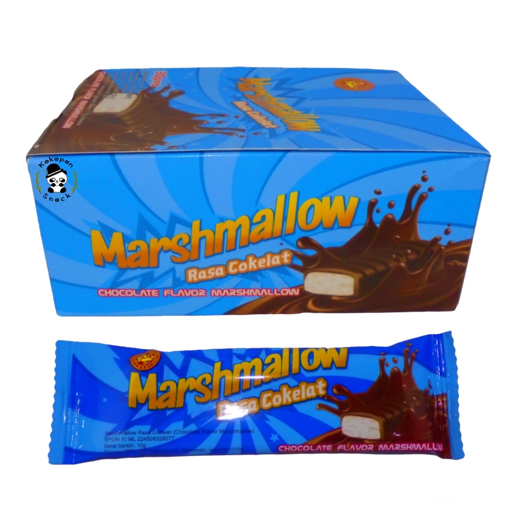 MARSHMALLOW RASA COKELAT BOX ISI 30