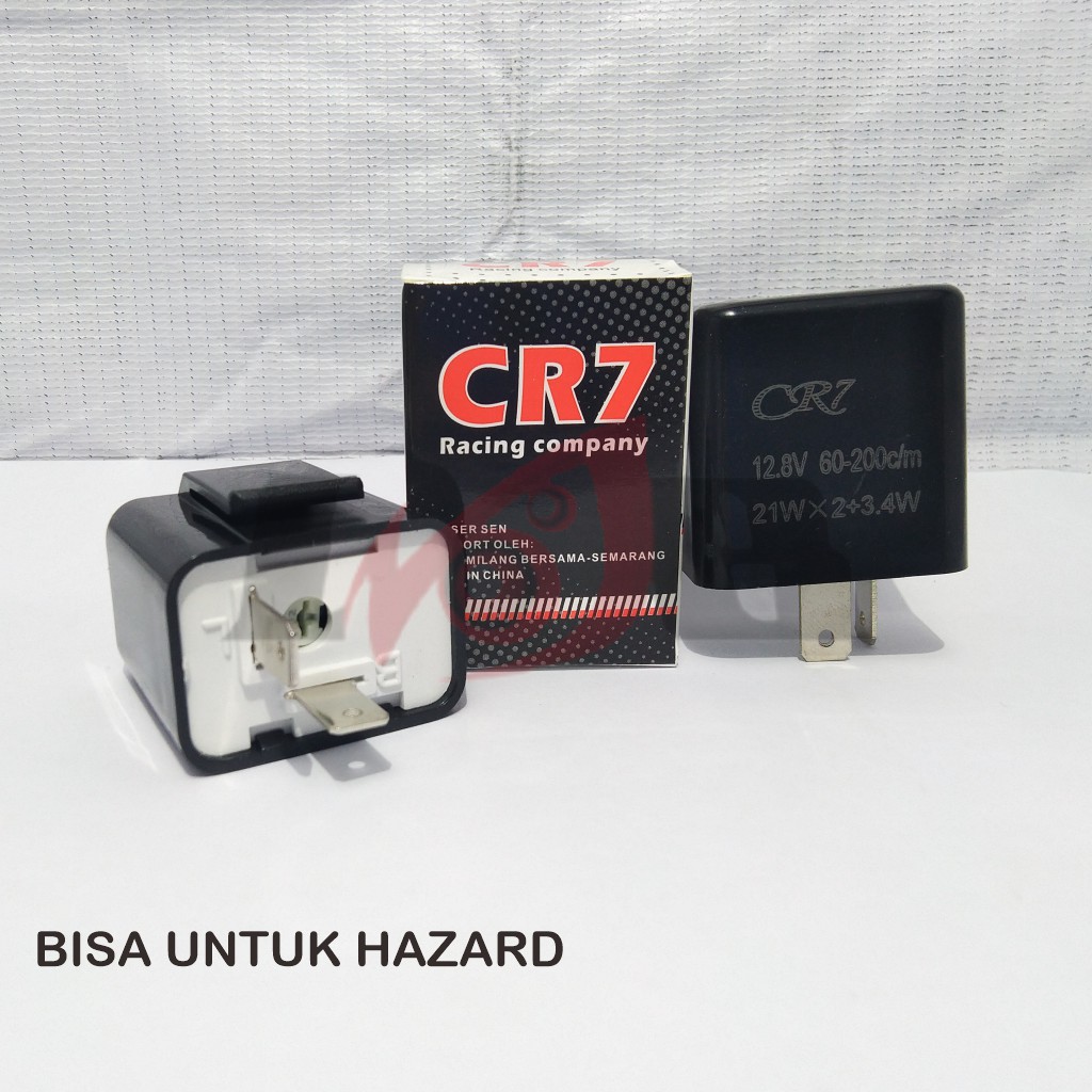 Flasher Led CR7 Flaser Motor Sen Kedip Bisa Stel Cepat atau Lambat