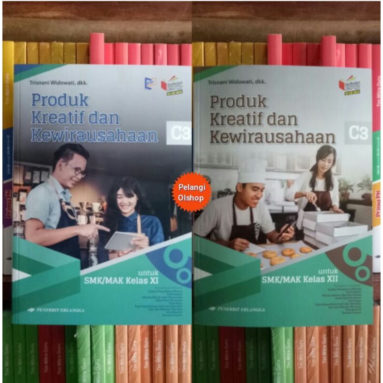 BUKU PRODUK KREATIF DAN KEWIRAUSAHAAN SMK/MAK KELAS 11,12 REVISI KIKD. PERHOTELAN ERLANGGA
