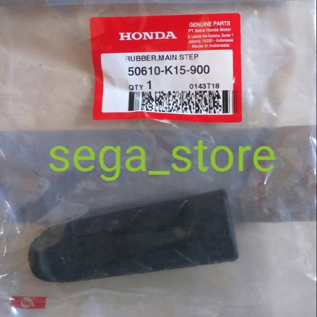 Karet footstep barstep depan honda cb 150 R / new cb 150 R led ori original AHM 50610-K15-900