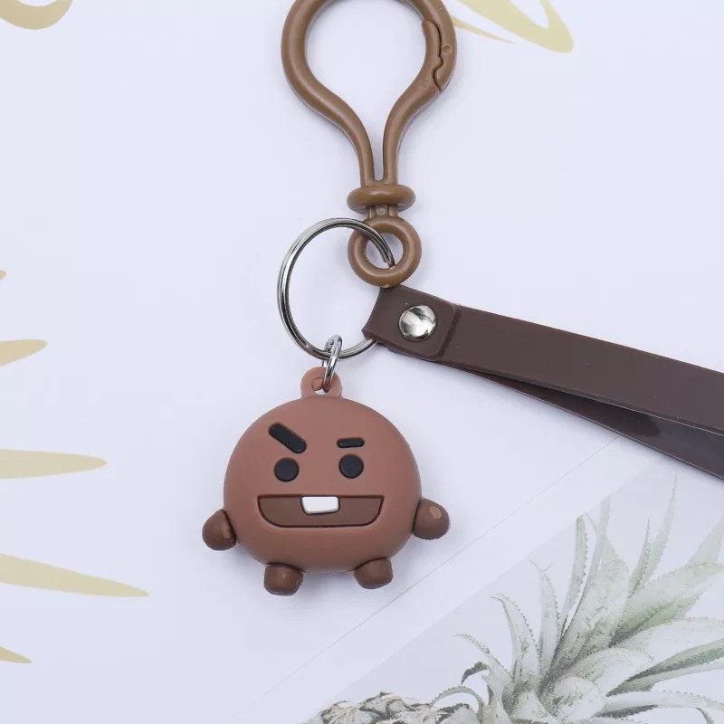 Gantungan Boneka KPOP  MF05 Bentuk Kipas Bintang Lucu Mang Van Tata Chimmy RJ Cooky Shooky Koya