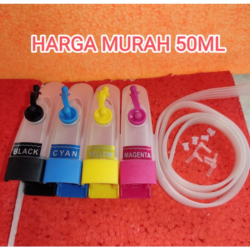 tabung infus printer 50ml 4 warna model roket murah