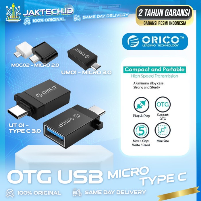 ORICO OTG USB MICRO / TYPE C USB 3.0 Adapter MOG / UM01 /UT01