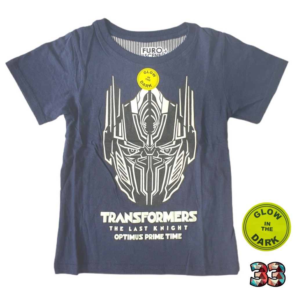 Furo Kaos Anak Glow In The Dark Superhero