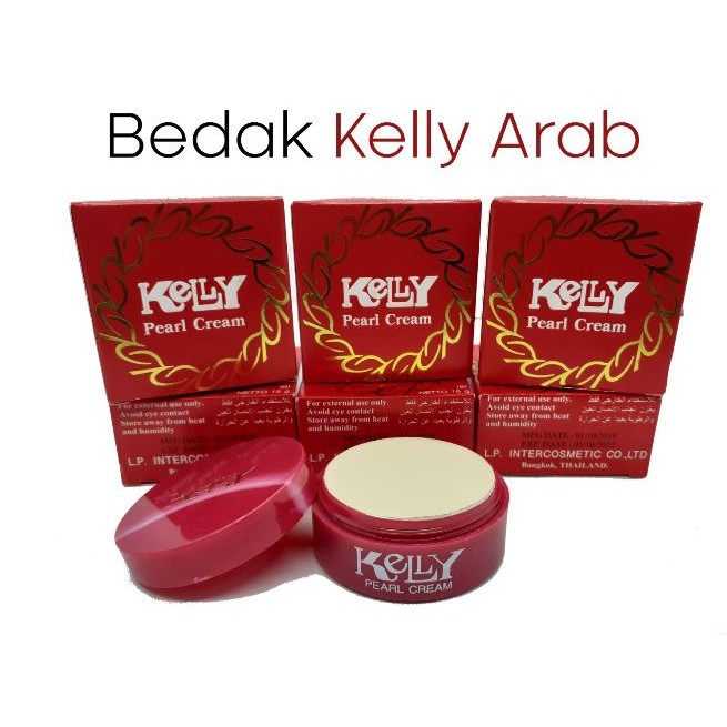 Bedak Cream KELLY Original Saudi Krim Kelly Arab Pearl Cream Original