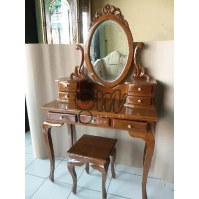 Meja Rias Jati - Tolet Jati Mebel Jepara