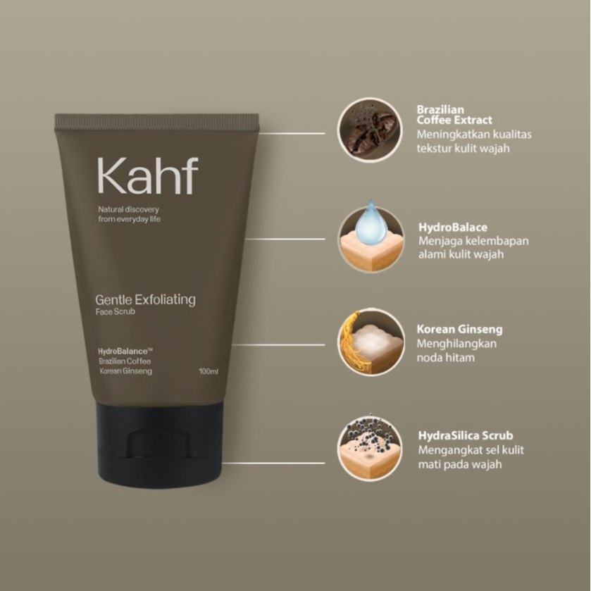 KAHF GENTLE EXFOLIATING FACE SCRUB 100ML