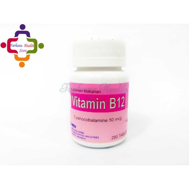 Original Vitamin B12 50 mcg Botol 250 Tablet MEF