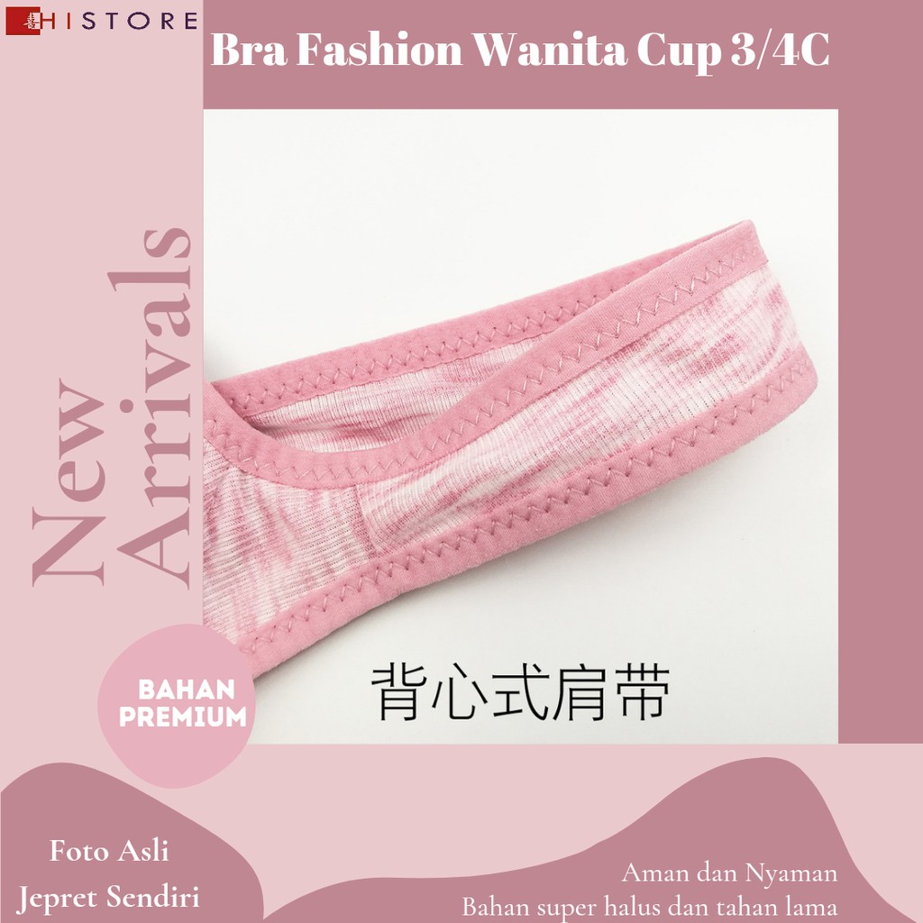 [HI] Bra BH FASHION CUP 3/4C Fashion Wanita Bra Premium Busa Tipis Tanpa Kawat Sangat Nyaman 5538