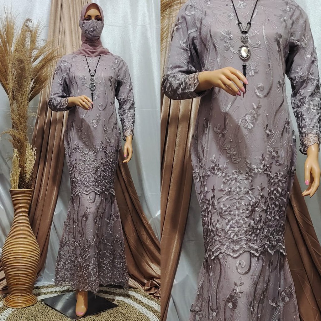 Gamis Duyung Kirana / Kebaya Gamis Slim / Gamis Pesta Mewah / Gamis / Kebaya Modern / Kebaya Brukat