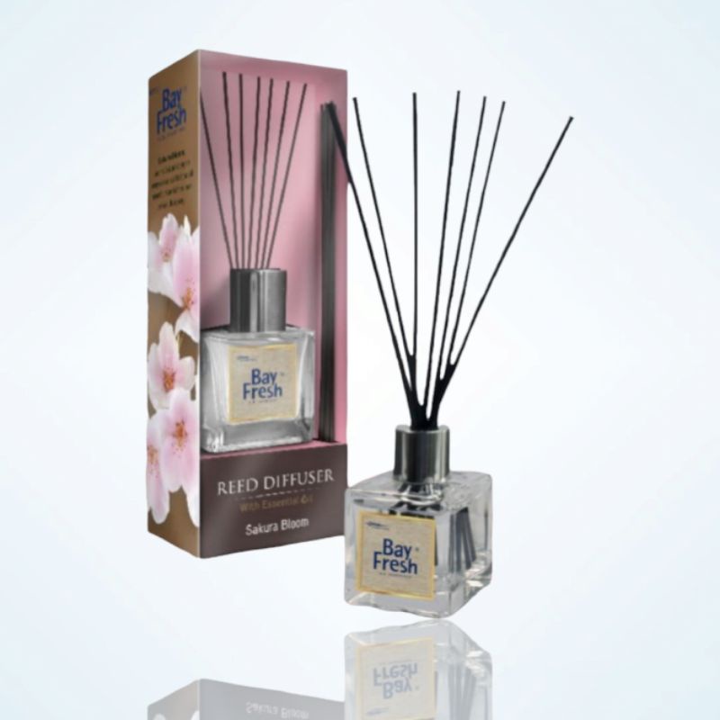 Bayfresh Reed Diffuser Mint Eucalyptus /Sakura Bloom/Yuzu Citron 30 ml Essential Pengharum Ruangan / Diffuser-Sakura Bloom 30ml