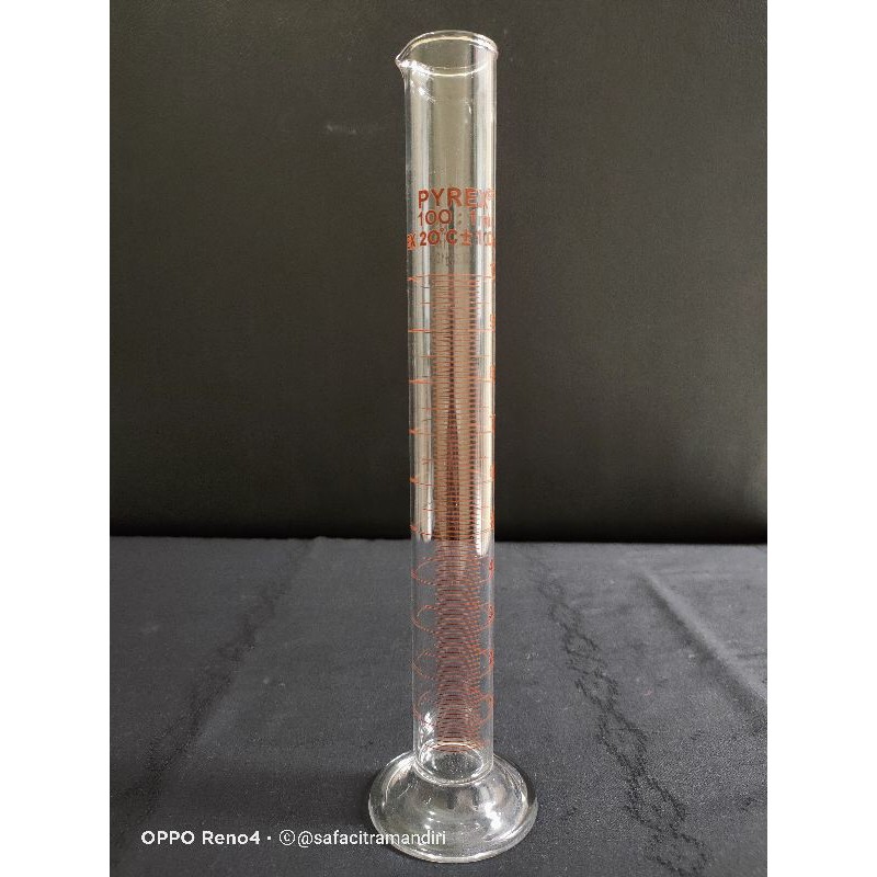 Gelas ukur 100 ml Pyrex / Measuring Cylinder 100 ml Pyrex