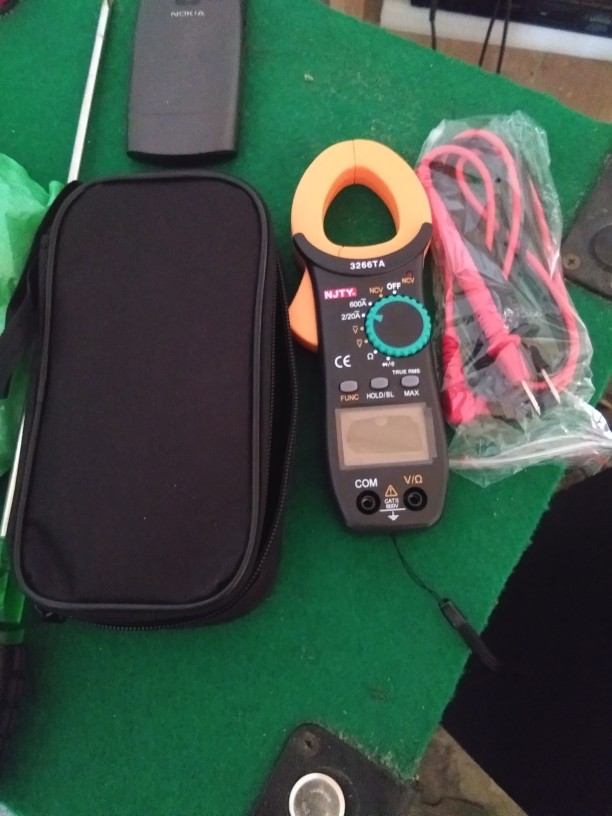 【 Ready Stock】 Njty Multimeter Digital 2000 Counts Auto Range Dengan Tester Ac / Dc Voltage Ac / Dc