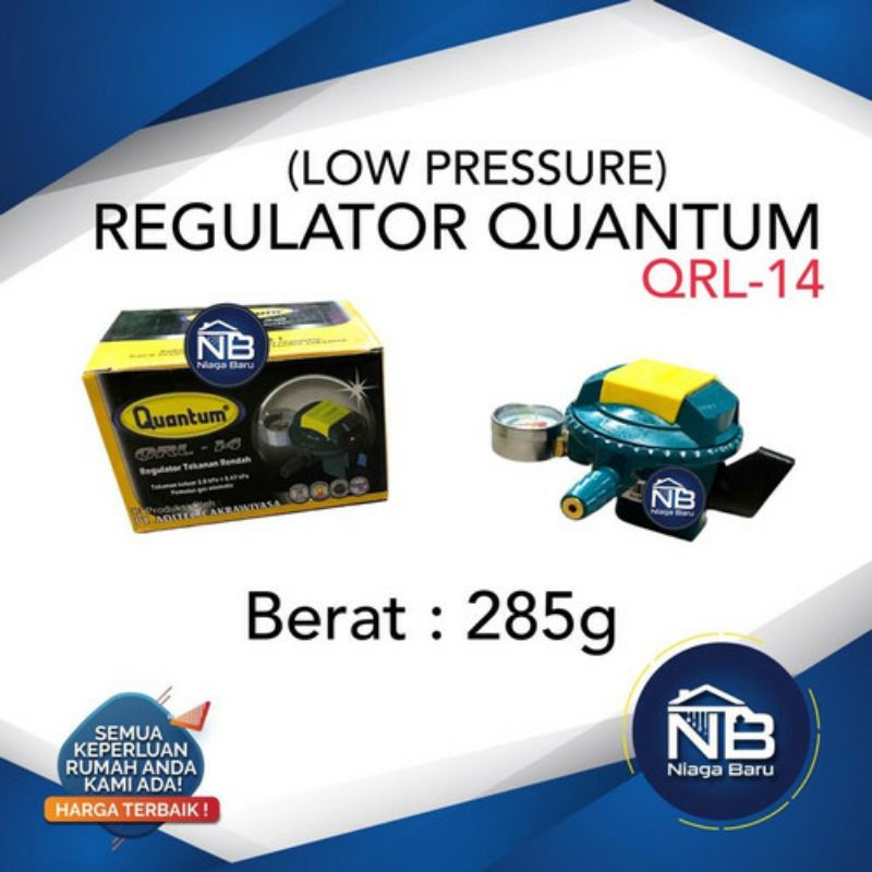 [ ⭐⭐⭐⭐⭐ ] Regulator gas QUANTUM QRL 14 Destec/starcam pengaman tuas