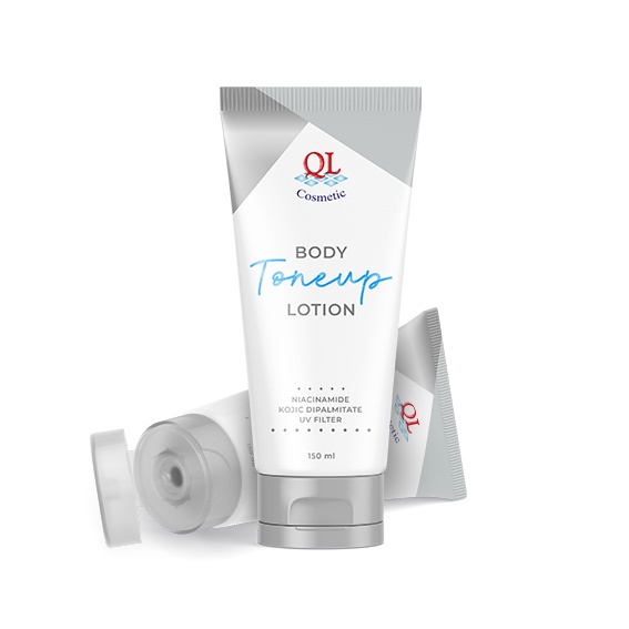 [Pemutih Badan BPOM] QL Body Tone Up Brightening Lotion - 150 ml