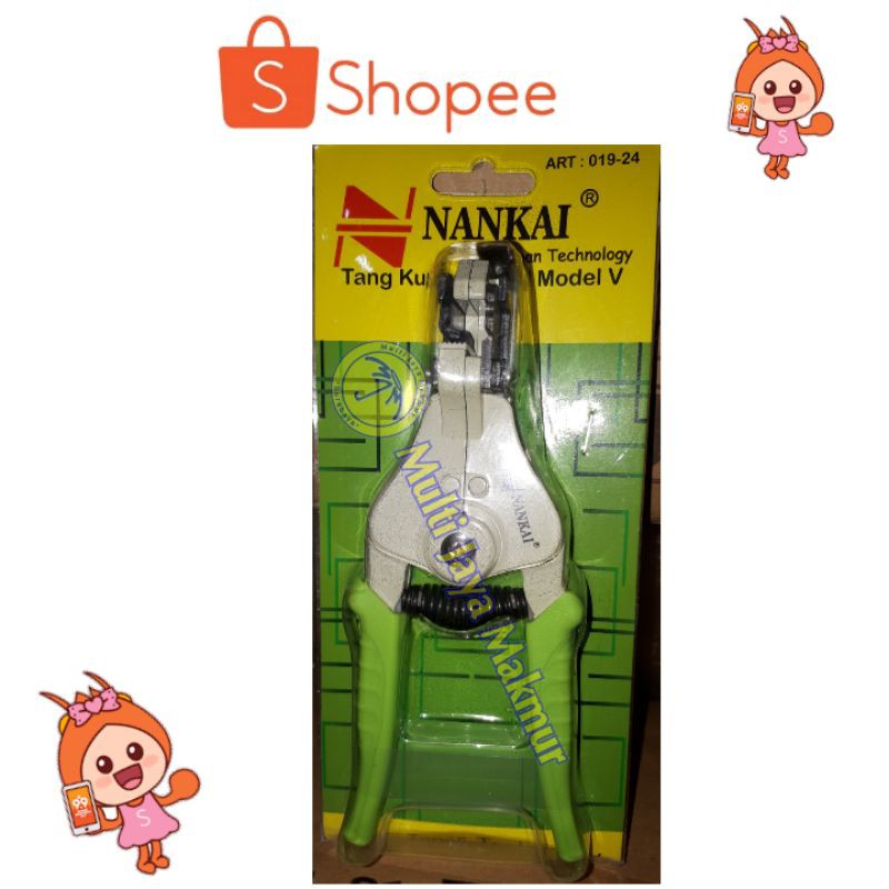 POTONG KABEL / TANG KUPAS KABEL MODEL V NANKAI