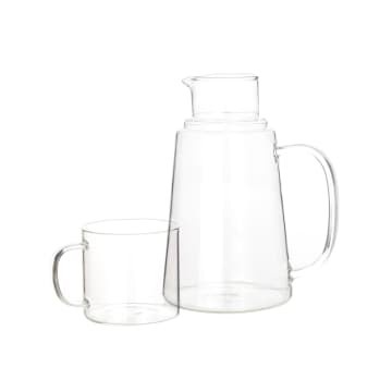 Appetite 1.2 Ltr & 200 Ml Set 2 Pcs Teko Minum PITCHER W/GLASS LID SET
