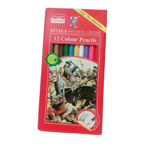 

Pencil 12 warna koala panjang/ crayon 12 warna koala / pensil warna