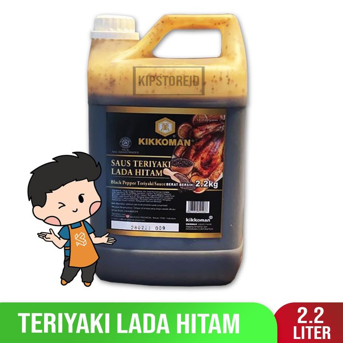 

Produk Terbaik - Kikkoman Saus Teriyaki Lada Hitam 2.2 Kg | Black Pepper Teriyaki 2.2Kg
