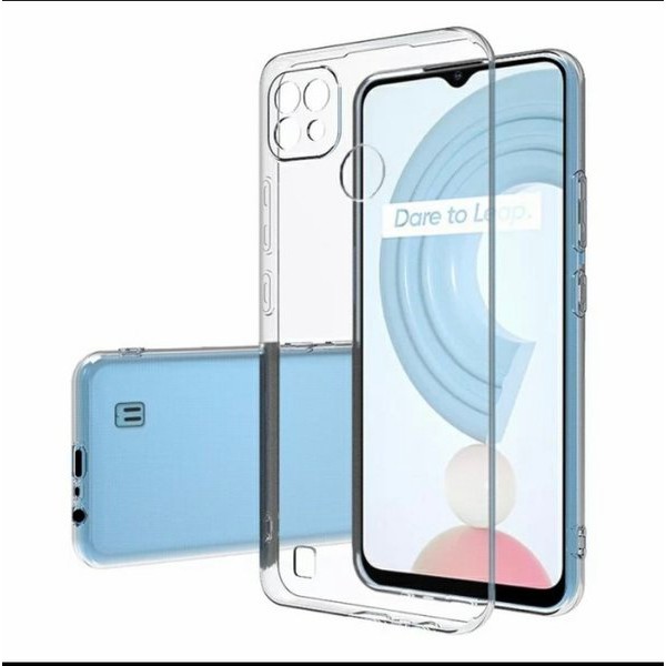 Case Realme C21 / Realme C21Y Clear Case Tebal 2MM Transparant TPU Premium Softcase